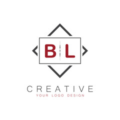 initial monogram logo for Creative with square style design.