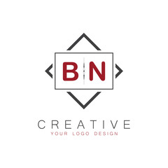 initial monogram logo for Creative with square style design.