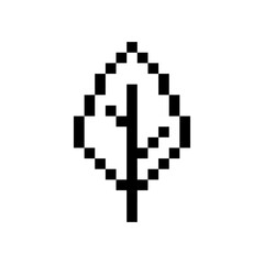 plant leaf pixel art for your needs