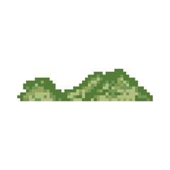 bush plant nature pixel art