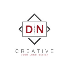 initial monogram logo for Creative with square style design.