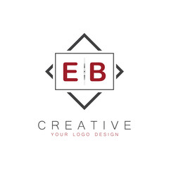 initial monogram logo for Creative with square style design.