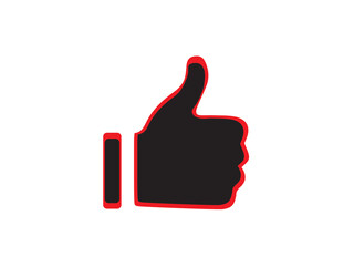 Thumb up icon and illustration design vector design used in different graphic design 