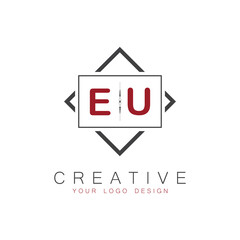 initial monogram logo for Creative with square style design.