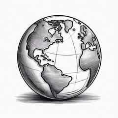 AI generated Earth illustration