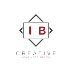 initial monogram logo for Creative with square style design.