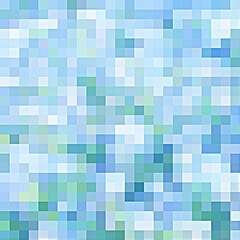 モザイク  ネモフィラ  2　　ネモフィラの写真をモザイクにしたものを塗料風にしました。