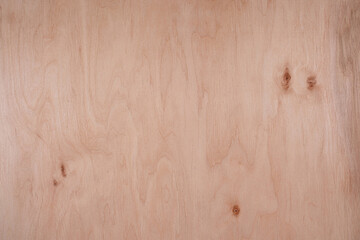 Natural birch wood texture with smooth surface and visible grain lines. Flat material background. Timber construction and interior design concept.