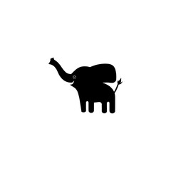 Elephant silhouette 