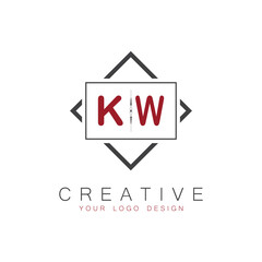 initial monogram logo for Creative with square style design.