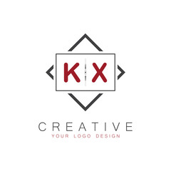 initial monogram logo for Creative with square style design.