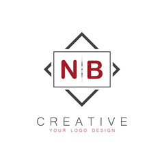 initial monogram logo for Creative with square style design.