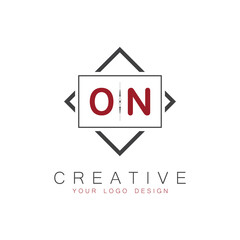 initial monogram logo for Creative with square style design.