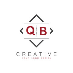initial monogram logo for Creative with square style design.