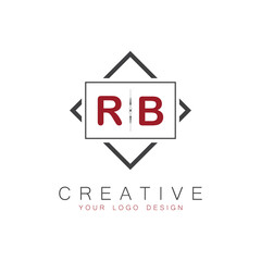 initial monogram logo for Creative with square style design.