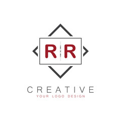 initial monogram logo for Creative with square style design.