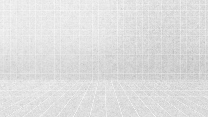 タイル張りの部屋 床 壁 コンクリート