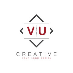 initial monogram logo for Creative with square style design.