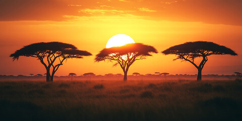 Background for African Safari Themes