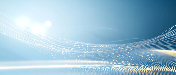 Blue technology texture press conference poster background