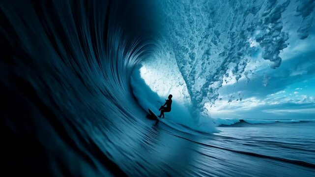 surfer on the beach