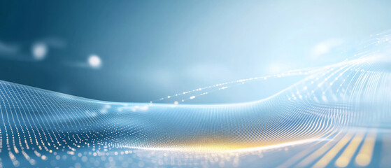 Blue technology texture press conference poster background