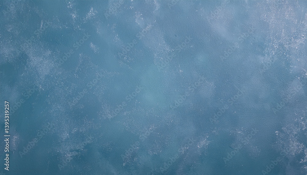 Poster  blue textured plaster wall with cloudy gradient pattern ideal for abstract backgrounds, digital art, or web design backdrop