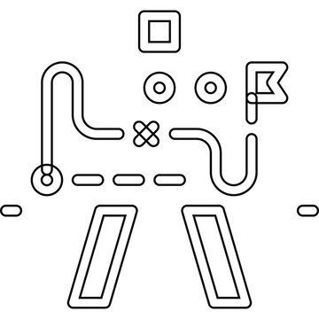 Development Plan single vector illustration icon