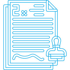 Authority & Accountability single vector illustration icon