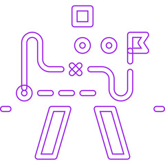 Development Plan single vector illustration icon