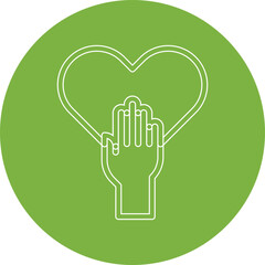 Honesty single vector illustration icon