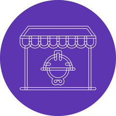 Labor Market single vector illustration icon