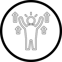 Employees Motivation single vector illustration icon