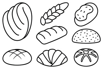 Bread Line Art Inspiring Fresh Bakery Illustrations
