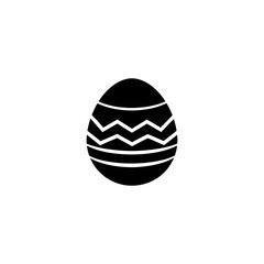 Easter egg silhouette 