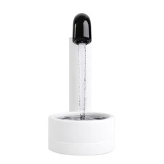 Water fountain design modern home cutout background minimalistic style aesthetic appeal