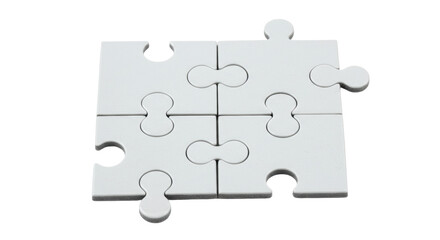Fototapeta premium Isolated Puzzle Pieces