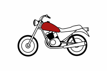 Fototapeta premium bike on a white background