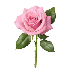 Fototapeta premium Beautiful pink rose cutout background for stunning floral designs nature photography cutout close-up