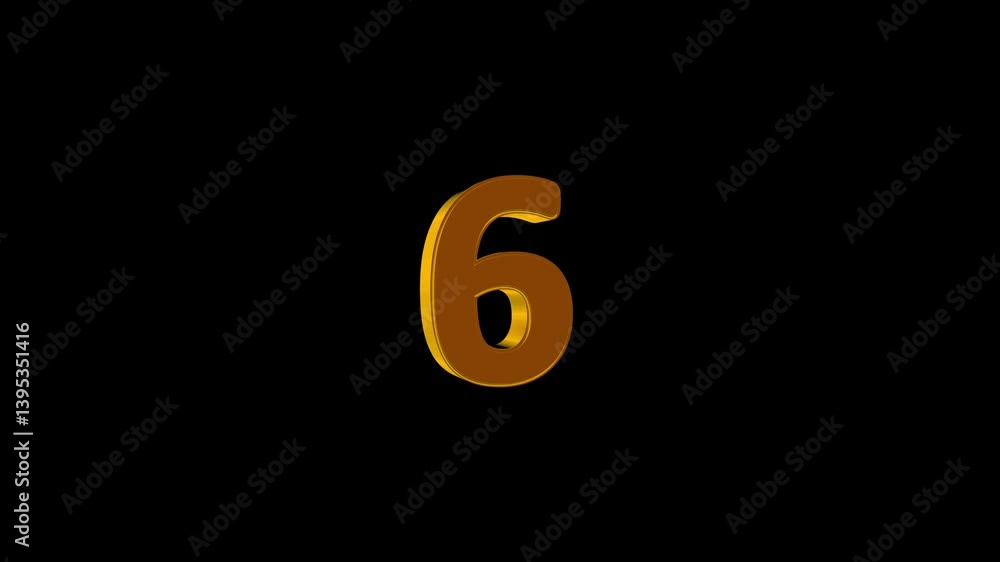 Poster 10 second countdown tim,er animation .3d timer animation . stopwatch , 10 second displays a timer co