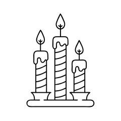candle icon, candle vector illustration-simple illustration of candle, perfect for candle logos and icons