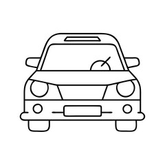 car icon, car vector illustration-simple illustration of car, perfect for car logos and icons