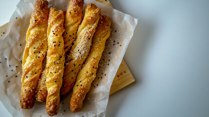 Delicious cheese straws recipe homemade baked pastry appetizers snack food photography tasty treat golden brown 
