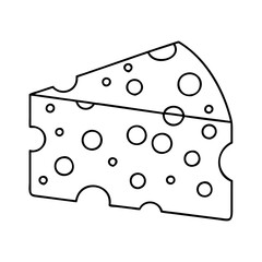 cheese icon, cheese vector illustration-simple illustration of cheese, perfect for cheese logos and icons