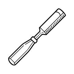 chisel icon, chisel vector illustration-simple illustration of chisel, perfect for chisel logos and icons