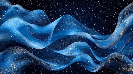 Obraz premium Abstract flowing fabric