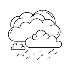 cloud icon, cloud vector illustration-simple illustration of cloud, perfect for cloud logos and icons