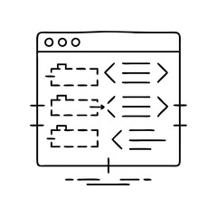 coding brackets icon, coding brackets vector illustration-simple illustration of coding brackets, perfect for coding brackets logos and icons
