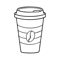 coffee cup icon, coffee cup vector illustration-simple illustration of coffee cup, perfect for coffee cup logos and icons