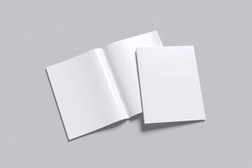 A4 Brochure with white space for mockup template